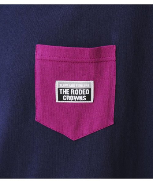 RODEO CROWNS WIDE BOWL(ロデオクラウンズワイドボウル)/マルチカラーTシャツ/img14
