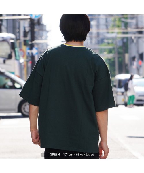 1111clothing(ワンフォークロージング)/オーバーサイズ tシャツ メンズ ヘビーウェイト tシャツ レディース ビッグtシャツ 綿100% 厚手 透けない ビッグシルエット トップス 半袖 カットソー/img14