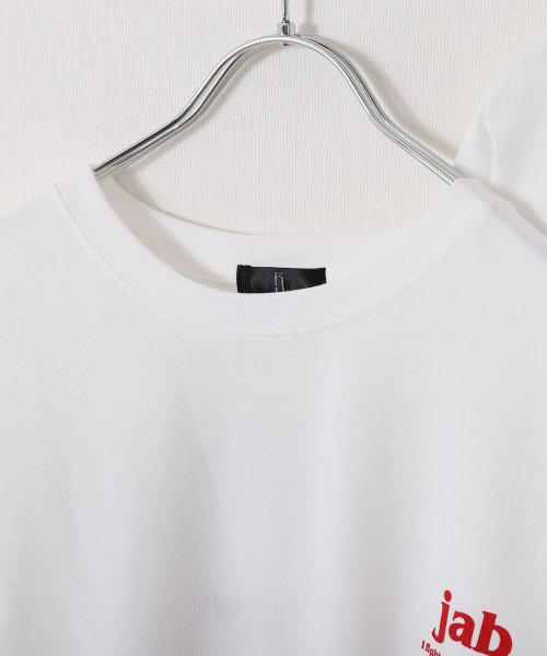 ZIP FIVE(ジップファイブ)/韓国ヴィンテージ風 ユニセックス バックロゴ半袖Tシャツ/img01