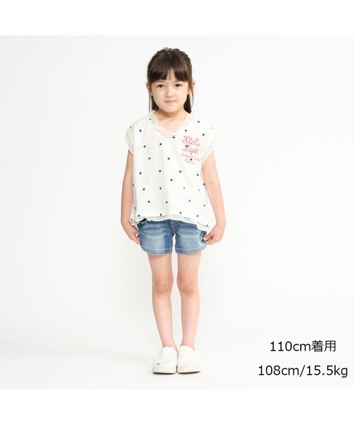 DaddyOhDaddy(ダディオダディ)/【子供服】 Daddy Oh Daddy (ダディオダディ) 日本製ドット柄フリル使いＴシャツ 80cm～150cm V36865/img08