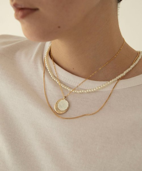 marjour(マージュール)/[NICKEL FREE]COIN NECKLACE/img02