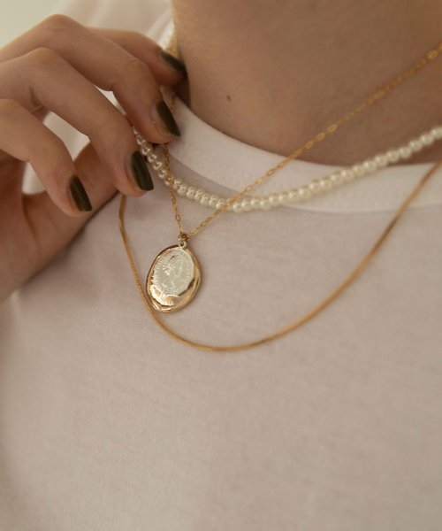 marjour(マージュール)/[NICKEL FREE]COIN NECKLACE/img03
