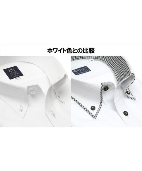 TOKYO SHIRTS(TOKYO SHIRTS)/【Layered Cool】形態安定 マイターボタンダウン 半袖ビジネスワイシャツ/img07