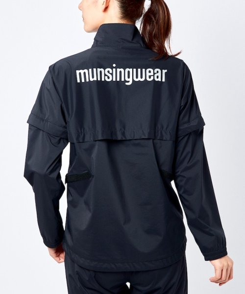 Munsingwear(マンシングウェア)/『ENVOY/エンボイ』 ロゴプリントレインブルゾン【アウトレット】/img01