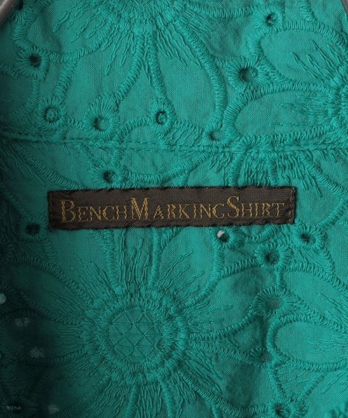 SHIPS MEN(シップス　メン)/【SHIPS別注】BENCH MARKING SHIRT: フラワーレース オープンカラーシャツ/img41