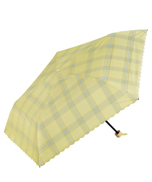 Wpc．(Wpc．)/【Wpc.公式】日傘 遮光軽量チェック ミニ 50cm 完全遮光 UVカット100% 晴雨兼用 /img10