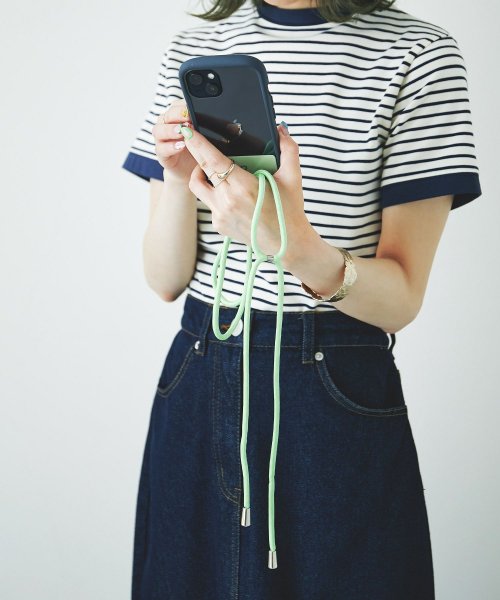 Fashion Letter(ファッションレター)/ストラップ付 肩掛け スマホ iPhone 全機種対応 ショルダー 斜めがけ 携帯ストラップ ショルダーストラップ ネックストラップ 首掛け 斜めがけ 肩紐 お/img04