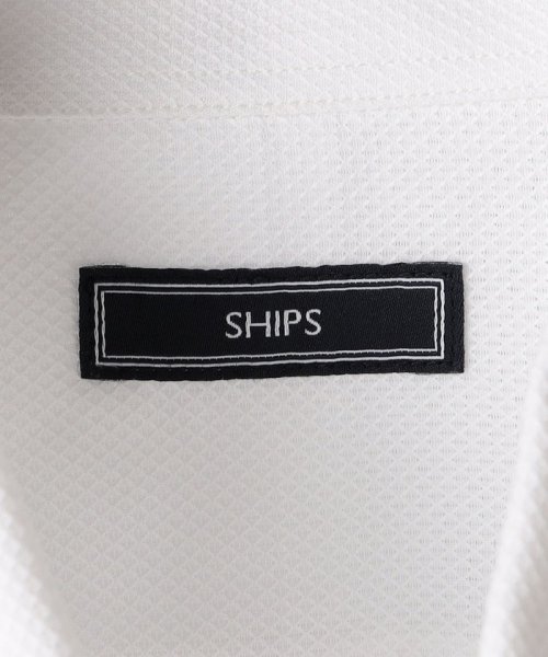 SHIPS MEN(シップス　メン)/SHIPS: カラミ組織 無地 半袖 シャツ/img26