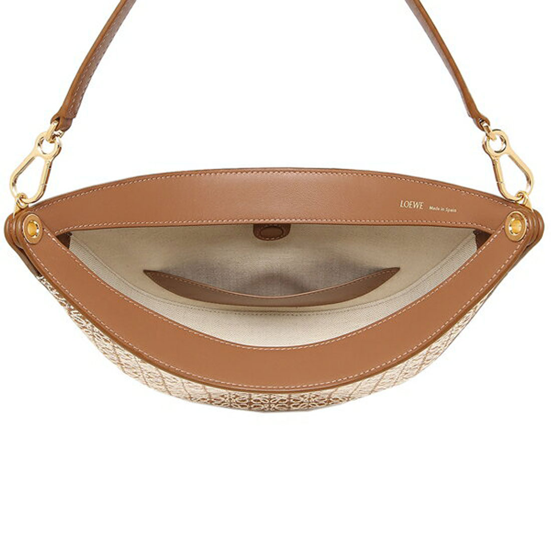 ロエベ ハンドバッグ ルナ アナグラム ブラウン レディース LOEWE A923PL9X01 2713