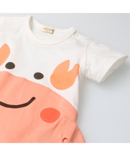 Kids Zoo(キッズズー)/【子供服】 kid´s zoo (キッズズー) カニ・マンボウ・くじら・あざらし半袖Ｔシャツ 80cm，90cm W36810/img03