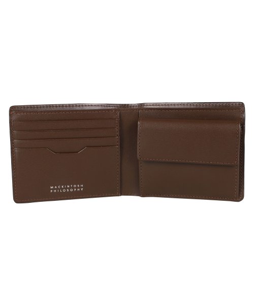 MACKINTOSH PHILOSOPHY(マッキントッシュ フィロソフィー)/マッキントッシュ フィロソフィー MACKINTOSH PHILOSOPHY 財布 二つ折り メンズ 本革 ローワン FOLDED WALLET ブラック ネイ/img08