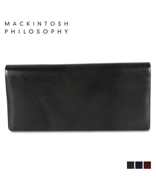 マッキントッシュ フィロソフィー MACKINTOSH PHILOSOPHY 財布 長財布 メンズ 本革 ローワン LONG WALLET ブラック ネイビー マッキントッシュ フィロソフィー PHILOSOPHY MACKINTOSH LONG WALLET