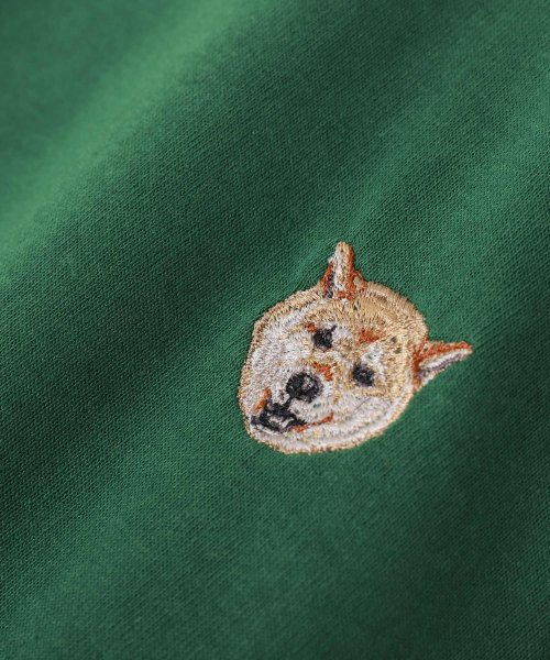 ZIP FIVE(ジップファイブ)/動物ワンポイント刺繍半袖Tシャツ/ネコ/イヌ/img06