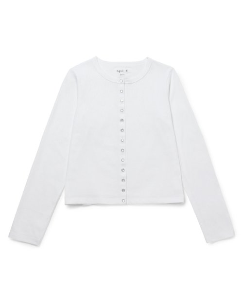 ADAM ET ROPE'(アダム　エ　ロペ)/【agnes b. pour ADAM ET ROPE'】CARDIGAN PRESSIONS Jersey/img07