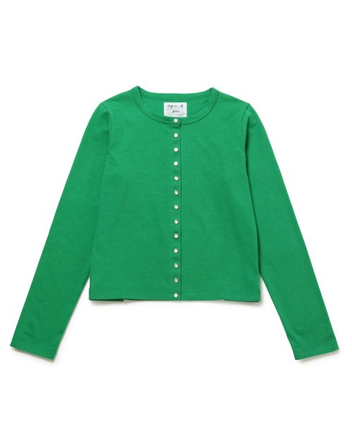 ADAM ET ROPE'(アダム　エ　ロペ)/【agnes b. pour ADAM ET ROPE'】CARDIGAN PRESSIONS Jersey/img17