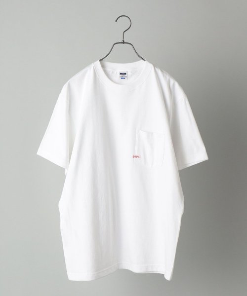 SHIPS MEN(シップス　メン)/*SHIPS: マイクロ SHIPSロゴ ポケット Tシャツ/img59