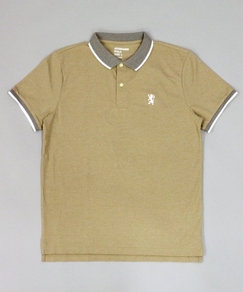 GIORDANO(ジョルダーノ)/GIORDANO/ライオンロゴ半袖ポロシャツ/img35