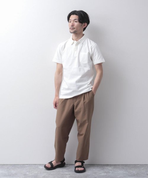 NOLLEY’S goodman(ノーリーズグッドマン)/【BARNS OUTFITTERS/バーンズ アウトフィッターズ】吊り編みPOLO ポロシャツ/img04