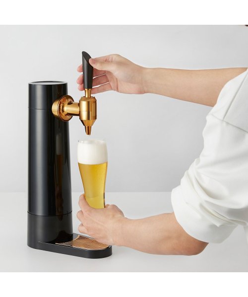 GreenHouse(グリーンハウス)/グリーンハウス GreenHouse ビールサーバー ビアサーバー 家庭用 スタンド 超音波 充電式 コードレス 缶ビール 瓶ビール対応 STAND BEER /img20