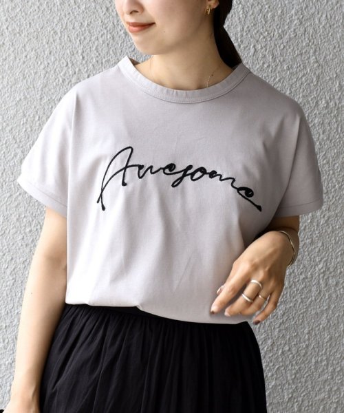 SHIPS WOMEN(シップス　ウィメン)/* チェーン エンブロイダリー TEE ◇/img39