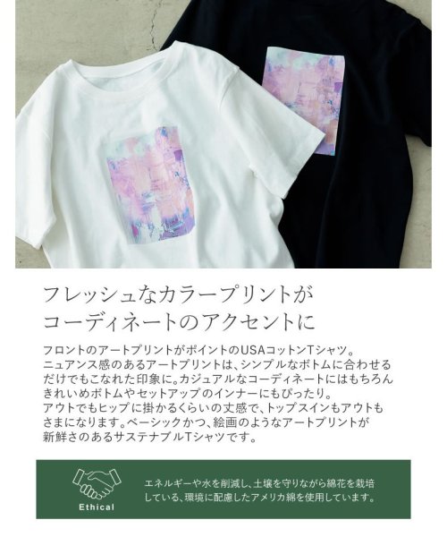 Re:EDIT(リエディ)/USAコットンアートプリントTシャツ/img02