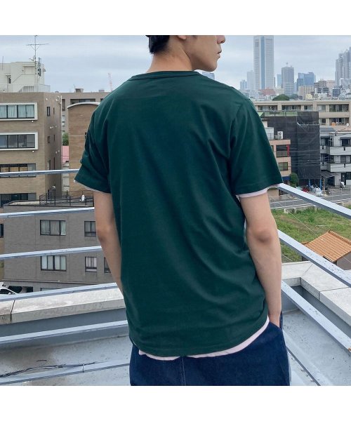 MAC HOUSE(men)(マックハウス（メンズ）)/NAVY ネイビー コットン天竺半袖Tシャツ MH/03754SS/img10