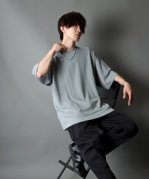 SITRY(SITRY)/【SITRY】COOL Cardboard wide crew neck pullover/クールダンボール ワイド クルーネック プルオーバー/img10