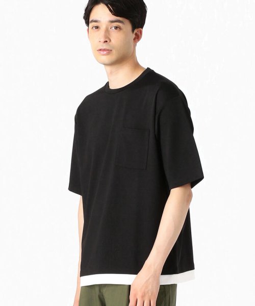 COMME CA ISM MENS(コムサイズム（メンズ）)/フェイクレイヤード クルーネックＴシャツ/img04