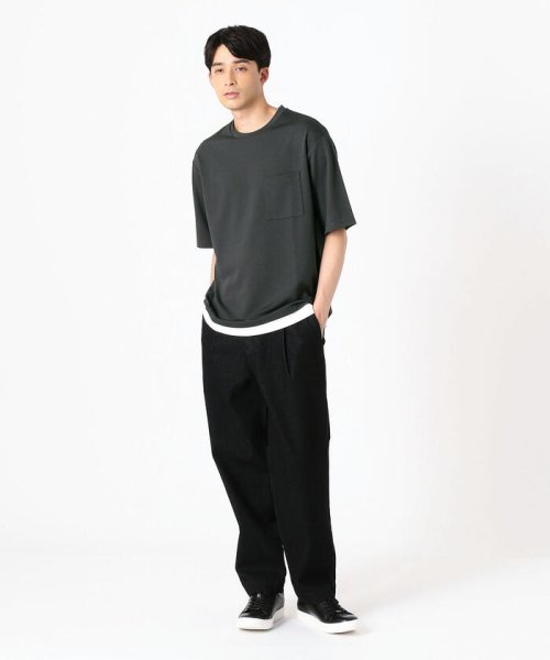 COMME CA ISM MENS(コムサイズム（メンズ）)/フェイクレイヤード クルーネックＴシャツ/img05