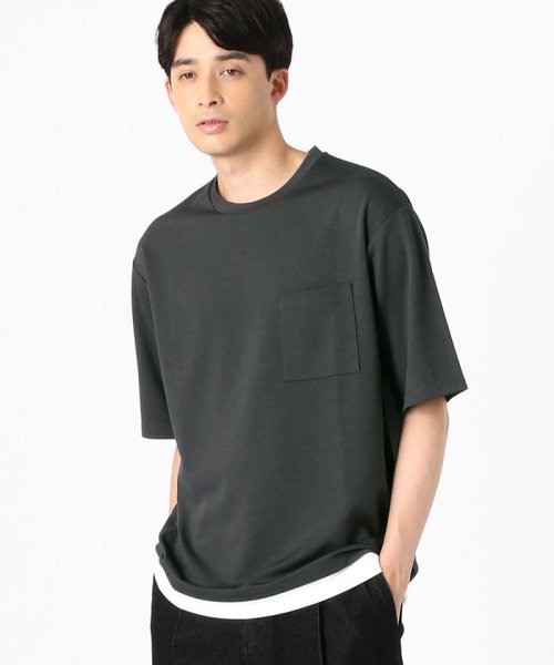 COMME CA ISM MENS(コムサイズム（メンズ）)/フェイクレイヤード クルーネックＴシャツ/img06