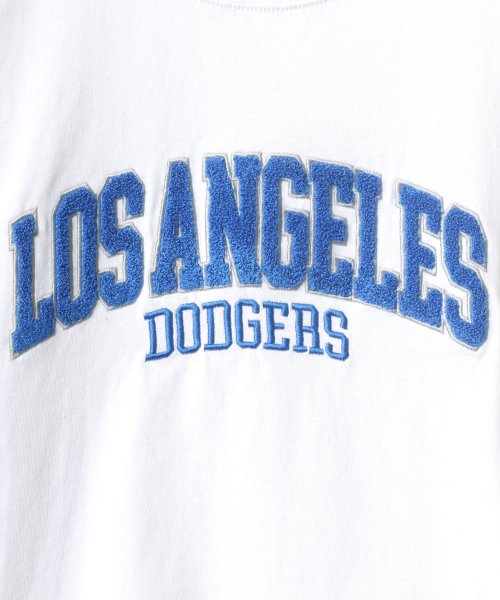 LAZAR(ラザル)/【Lazar】MLB/メジャーリーグベースボール ビッグシルエット カレッジ チームロゴ サガラ 刺繍 Tシャツ/img06