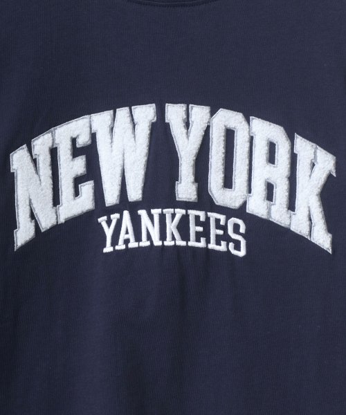 LAZAR(ラザル)/【Lazar】MLB/メジャーリーグベースボール ビッグシルエット カレッジ チームロゴ サガラ 刺繍 Tシャツ/img08