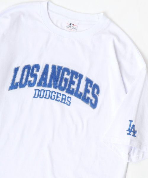 LAZAR(ラザル)/【Lazar】MLB/メジャーリーグベースボール ビッグシルエット カレッジ チームロゴ サガラ 刺繍 Tシャツ/img16