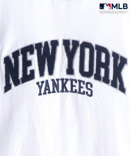 LAZAR(ラザル)/【Lazar】MLB/メジャーリーグベースボール ビッグシルエット カレッジ チームロゴ サガラ 刺繍 Tシャツ/img19