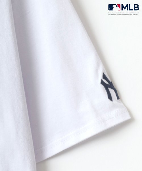 LAZAR(ラザル)/【Lazar】MLB/メジャーリーグベースボール ビッグシルエット カレッジ チームロゴ サガラ 刺繍 Tシャツ/img20