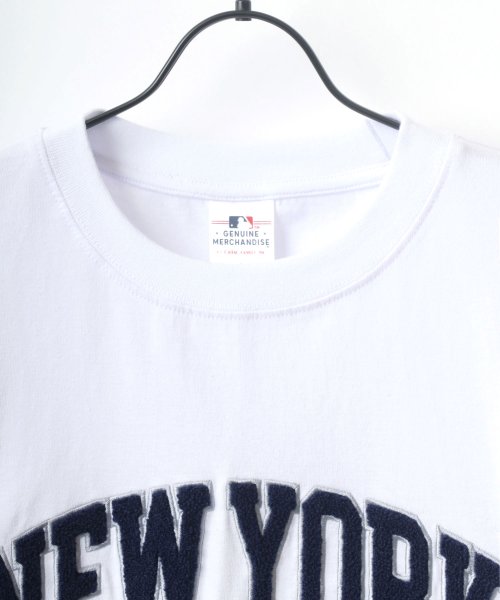 LAZAR(ラザル)/【Lazar】MLB/メジャーリーグベースボール ビッグシルエット カレッジ チームロゴ サガラ 刺繍 Tシャツ/img22