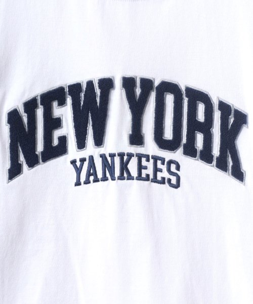 LAZAR(ラザル)/【Lazar】MLB/メジャーリーグベースボール ビッグシルエット カレッジ チームロゴ サガラ 刺繍 Tシャツ/img23