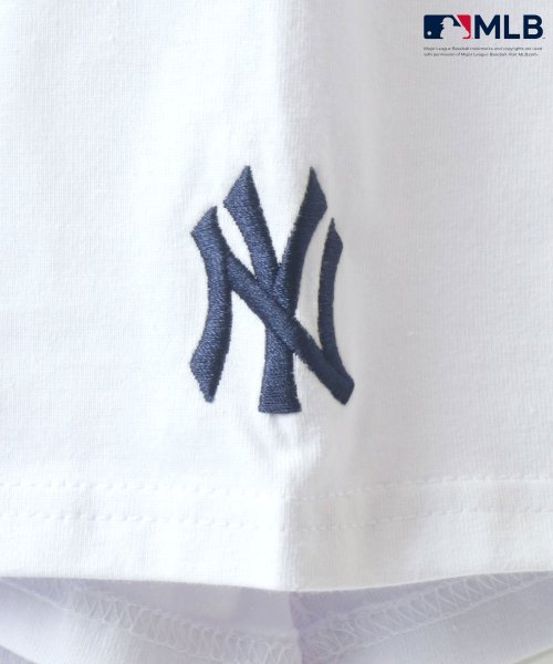 LAZAR(ラザル)/【Lazar】MLB/メジャーリーグベースボール ビッグシルエット カレッジ チームロゴ サガラ 刺繍 Tシャツ/img34