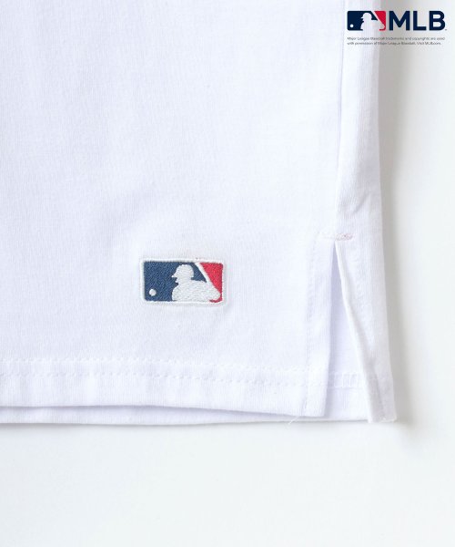 LAZAR(ラザル)/【Lazar】MLB/メジャーリーグベースボール ビッグシルエット カレッジ チームロゴ サガラ 刺繍 Tシャツ/img36