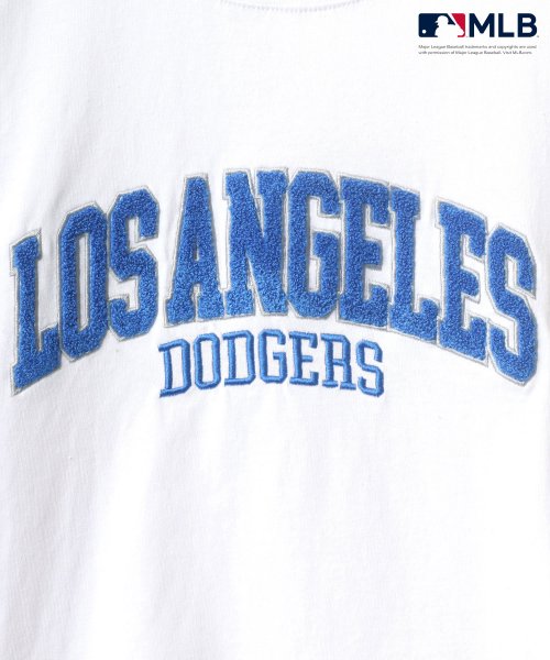LAZAR(ラザル)/【Lazar】MLB/メジャーリーグベースボール ビッグシルエット カレッジ チームロゴ サガラ 刺繍 Tシャツ/img40