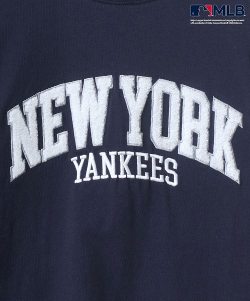 LAZAR(ラザル)/【Lazar】MLB/メジャーリーグベースボール ビッグシルエット カレッジ チームロゴ サガラ 刺繍 Tシャツ/img42