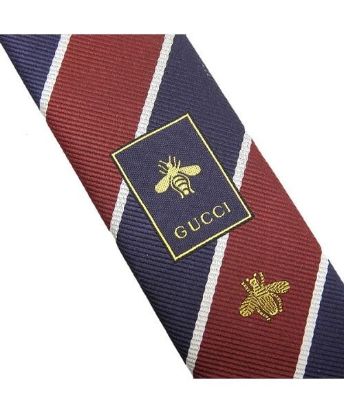 GUCCI(グッチ)/GUCCI グッチ SNAKE BEE SILK TIE ネクタイ/img05