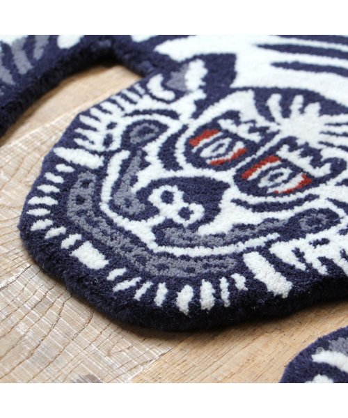 DETAIL(ディテール)/ディテール DETAIL ラグ ラグマット カーペット 絨毯 トラ 厚手 105×62cm チべタン タイガーラグ TIBETAN TIGER RUG S ホワ/img02