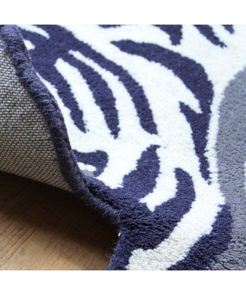 DETAIL(ディテール)/ディテール DETAIL ラグ ラグマット カーペット 絨毯 トラ 厚手 105×62cm チべタン タイガーラグ TIBETAN TIGER RUG S ホワ/img03