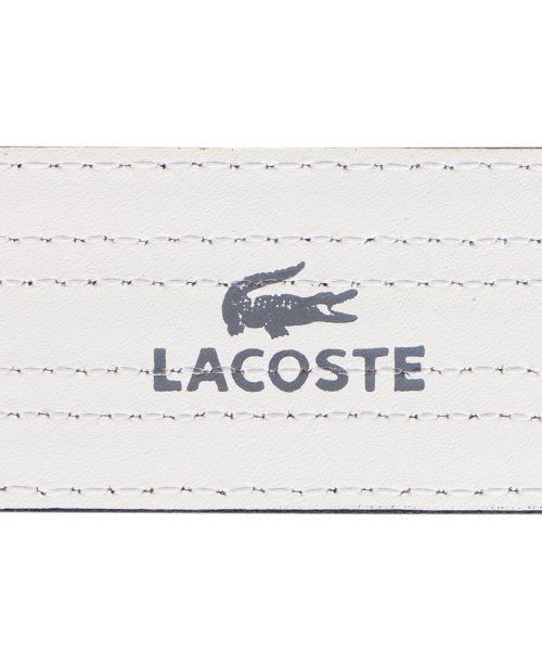 LACOSTE(ラコステ)/ラコステ LACOSTE ベルト レザーベルト メンズ 本革 BELT ブラック ホワイト ネイビー 黒 白 LB84290/img07