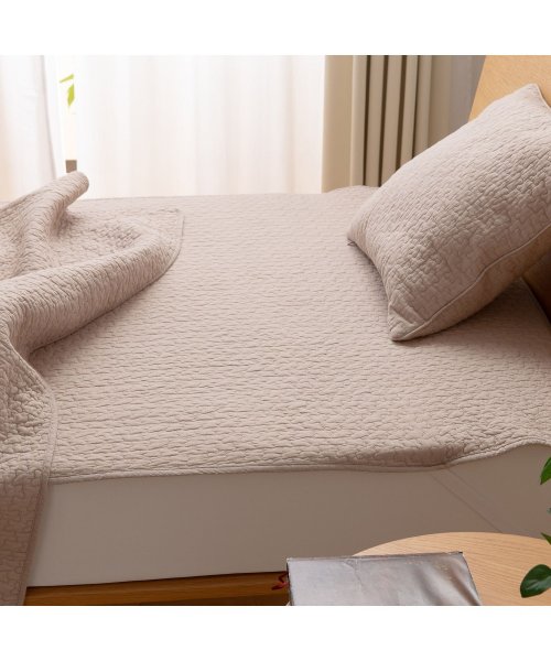 mofua(モフア)/mofua モフア 敷きパッド ベッドパッド ベッドシーツ シングル 100×200cm 綿100% 丸洗い CLOUD柄 BED PAD 3624/img19