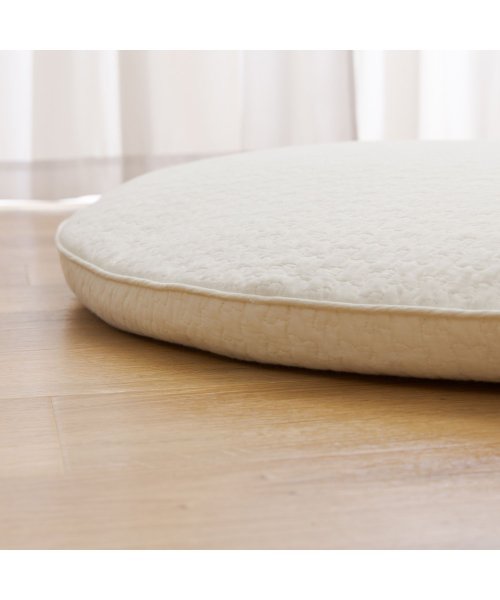 mofua(モフア)/mofua モフア ベビーマット マットレス ラウンド 直径100cm 円形 キルトカバー付き 洗える CLOUD柄 ROUND BABY MAT 362559/img21