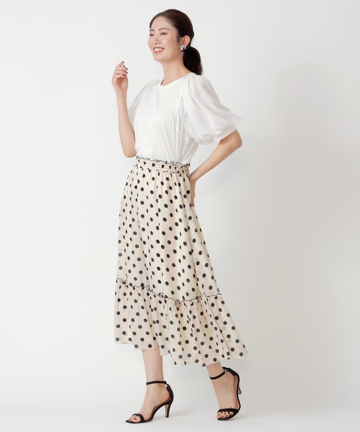 【L】シルケットポンチ カットソー