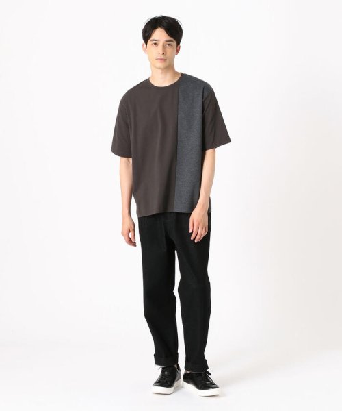 COMME CA ISM MENS(コムサイズム（メンズ）)/【セットアップ対応】超軽量 コンビ Ｔシャツ/img08