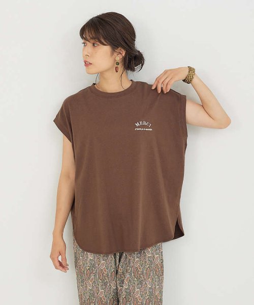 abahouse mavie(ａｂａｈｏｕｓｅ　ｍａｖｉｅ)/フレンチオーバー刺繍Tシャツ/img06